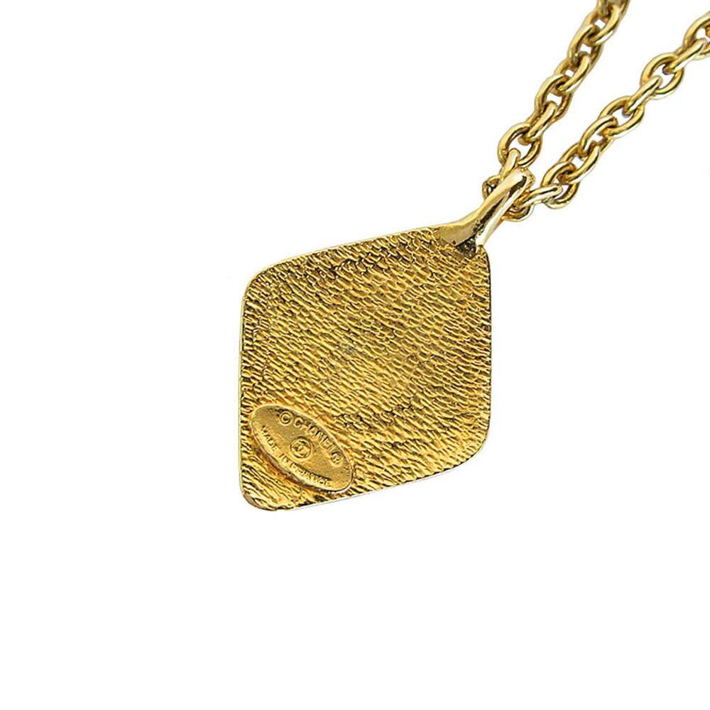 CHANEL Authentic Gold Logo Necklace - Picture 3 of 5